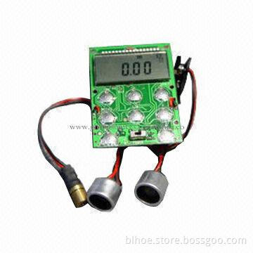 Industrial 0.4 to 18m range area volume distance ultrasonic range finder